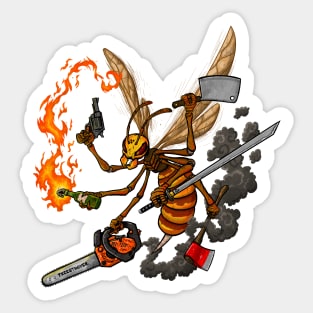 Murder Hornets Sticker